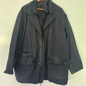 Fay Men's Navy Blue Puffer Coat Size XLL